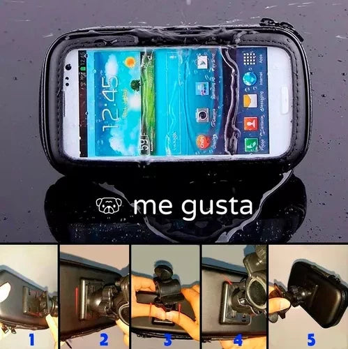 Soporte Porta Celular para Moto Impermeable