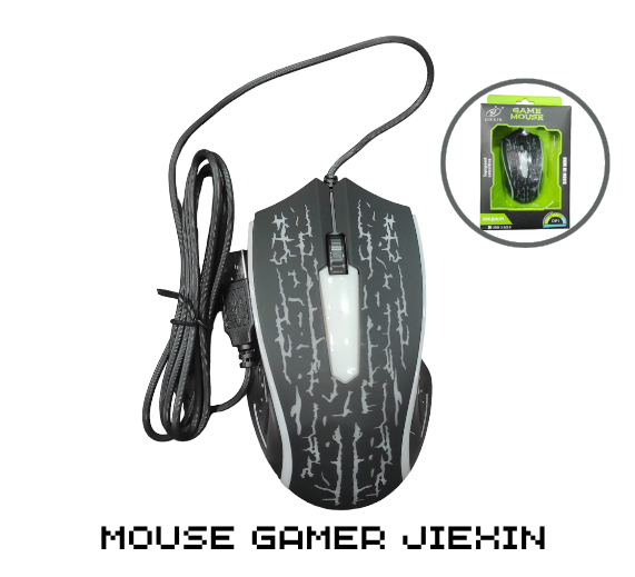 StormX™ RGB – Mouse Gamer Jiexin con Luz LED