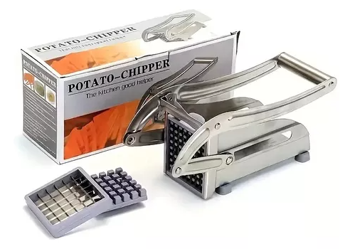Cortador de Papas Manual en Acero Inoxidable