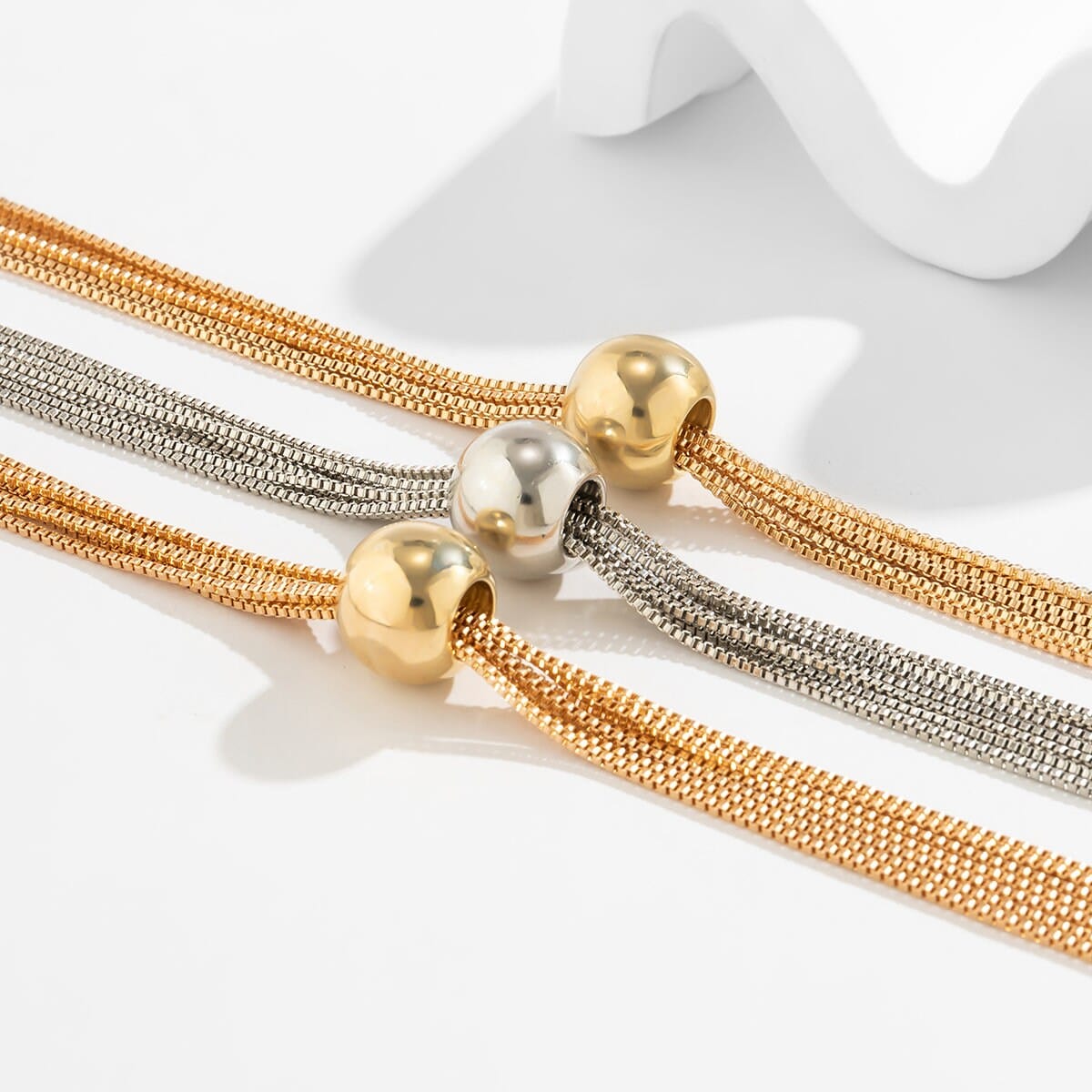 Geo Collar de Bolas en Capas