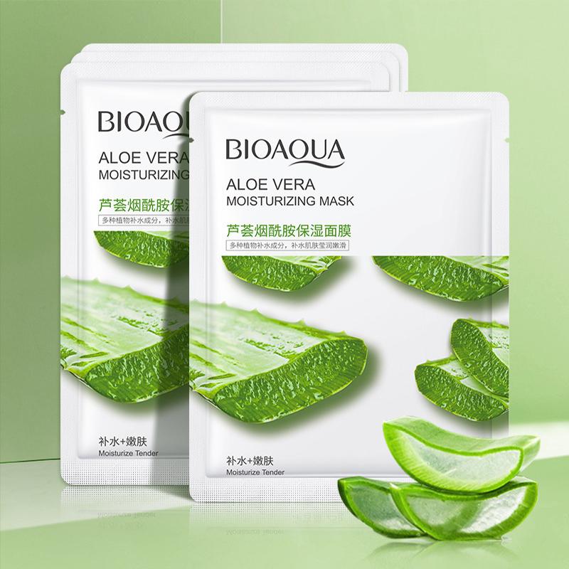 Combo Facial: Barra de Té Verde + 2 Mascarillas de Aloe Vera