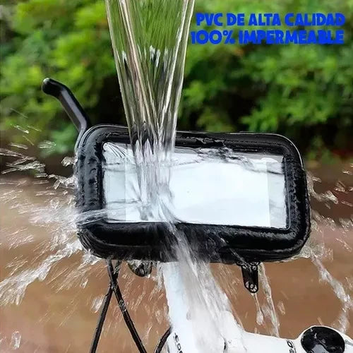 Soporte Porta Celular para Moto Impermeable