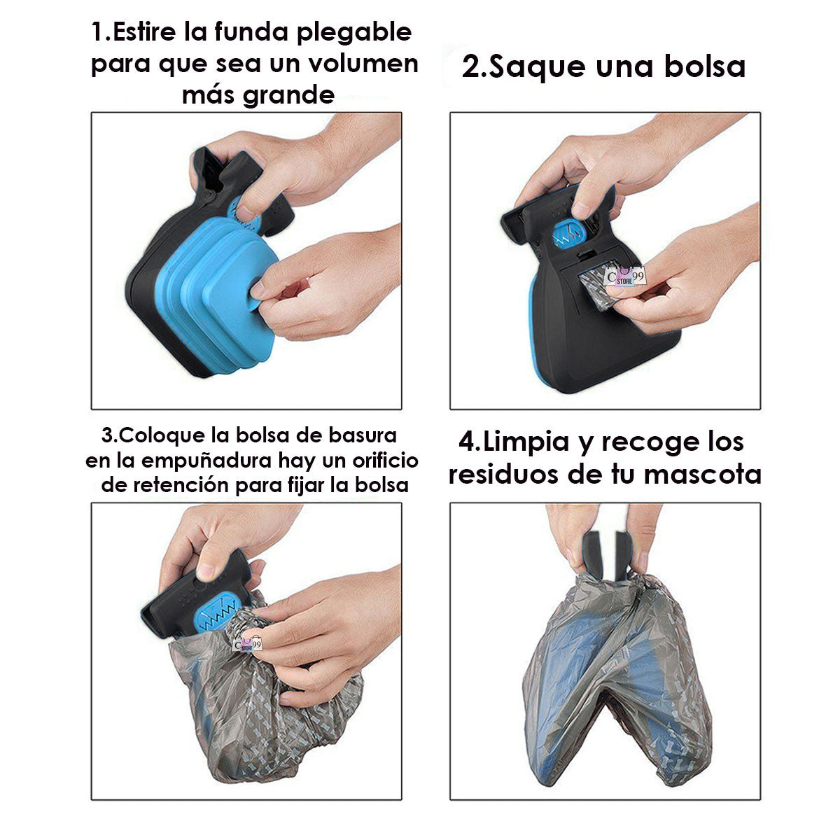 RecogePop Plegable - Higiene Fácil
