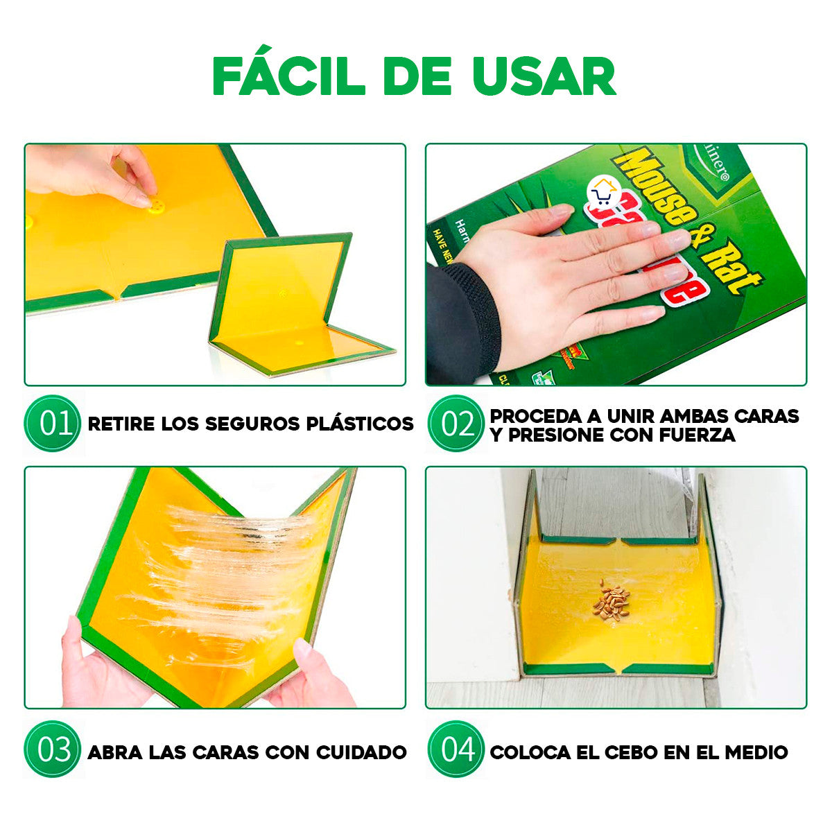 Trampa Pegajosa Atrapa Ratones