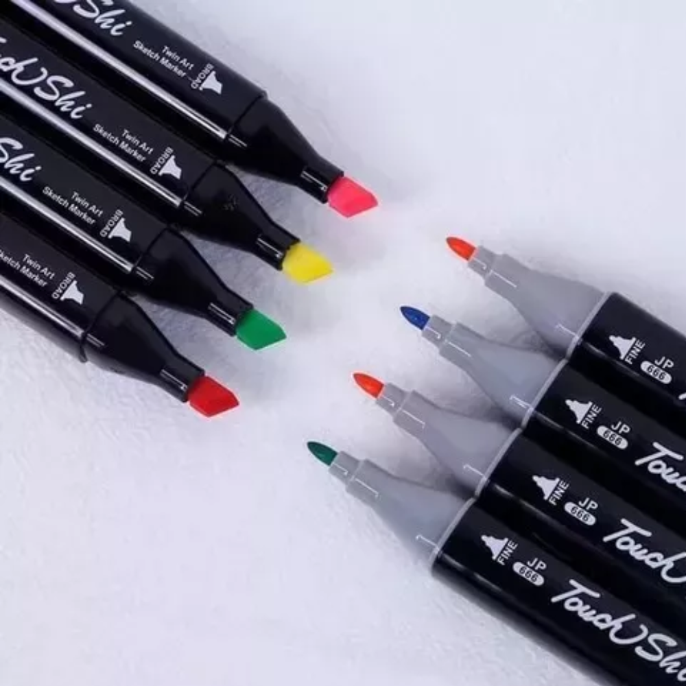 Marcadores Doble Punta X80 Unidades