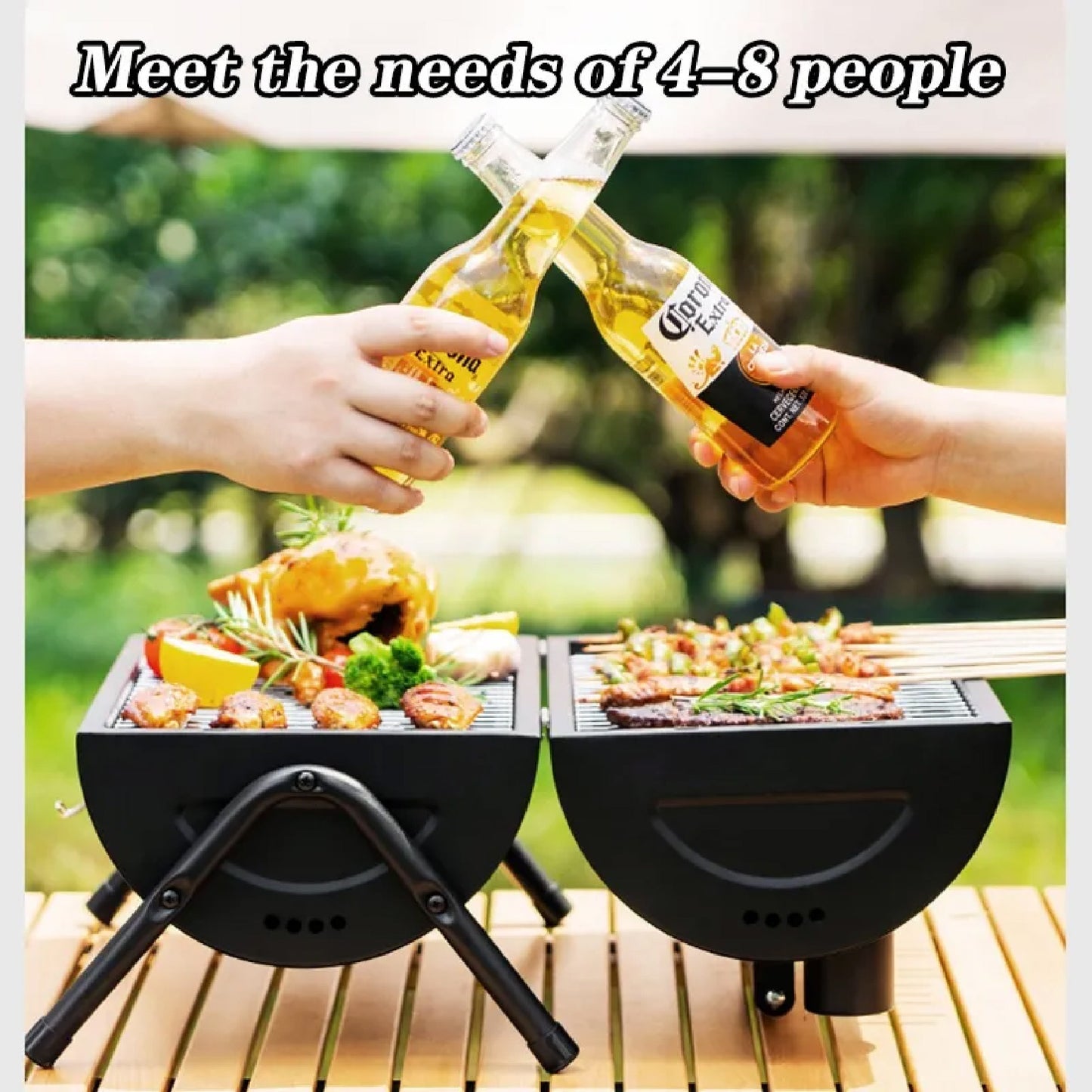 Mini Parrilla Ahumador BBQ