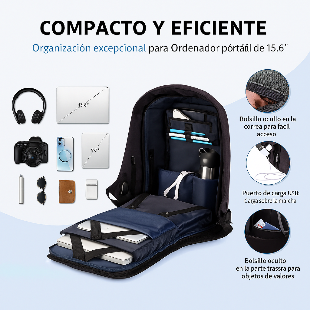 Combo Ultra 8 Maleta Antirrobo