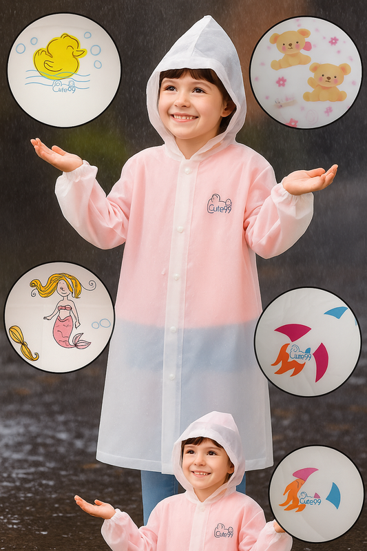 Carpa de Lluvia Infantil con Diseños Divertidos