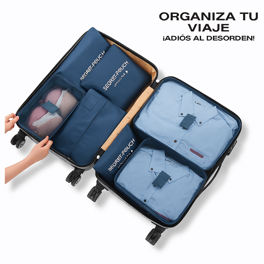 Organizador De Maletas De Lujo 6 Piezas