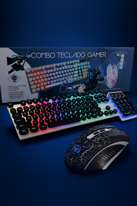 Combo Gamer Retroiluminado – Teclado + Mouse