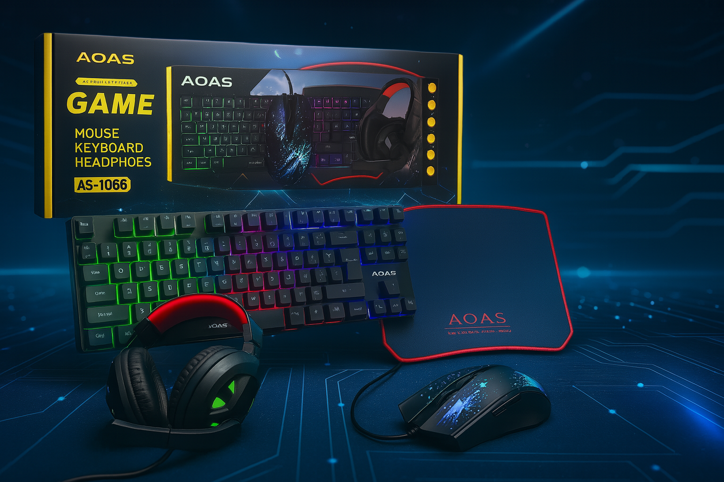 ¡Combo Gamer 4 en 1