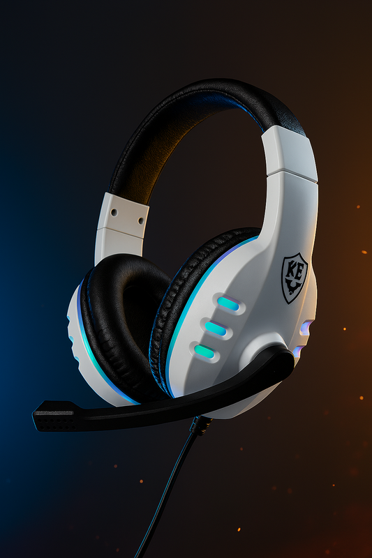 ¡Diadema Gamer KRPS-5 – Audio PRO y Estilo LED!