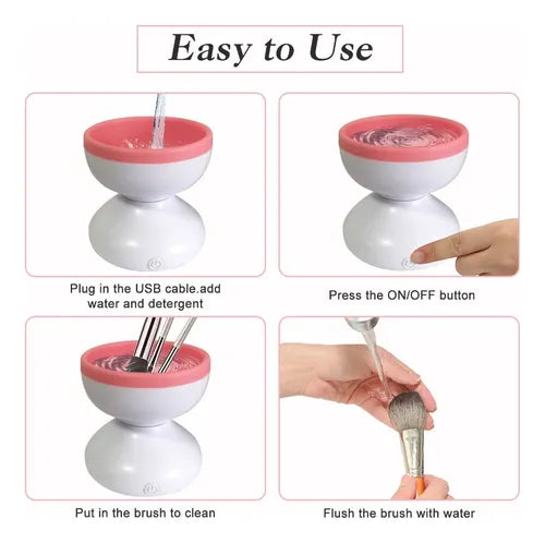 Máquina Eléctrica para Limpiar Maquillaje – Molino Automático USB