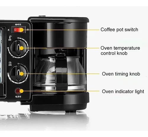 Horno Multifuncional 3 en 1 Zo