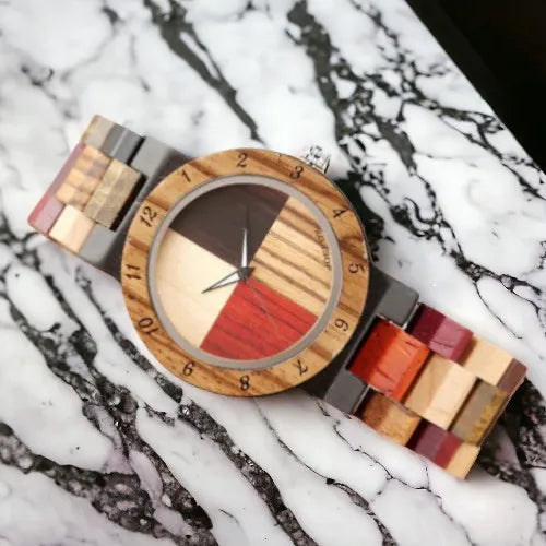 Reloj Joefox de Bambú con Estuche de Madera