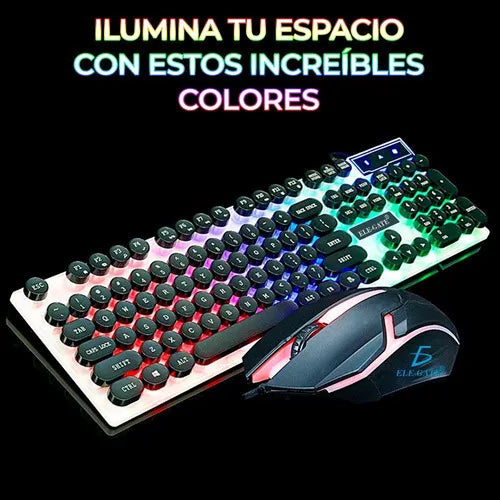 Combo Gamer Retroiluminado – Teclado + Mouse